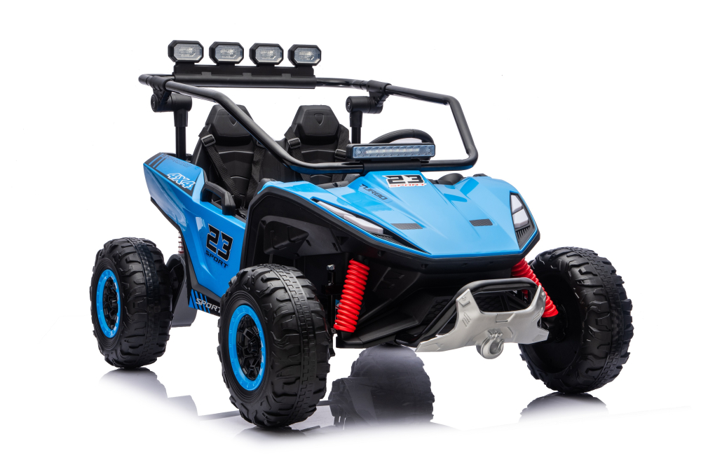 UTV electric pentru 2 copii Kinderauto Vector Dune-Buggy 220W 12V, premium Albastru [6]