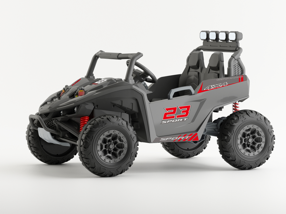 UTV electric pentru 2 copii Kinderauto Arrow Dune-Buggy 220W 12V, premium Negru [13]
