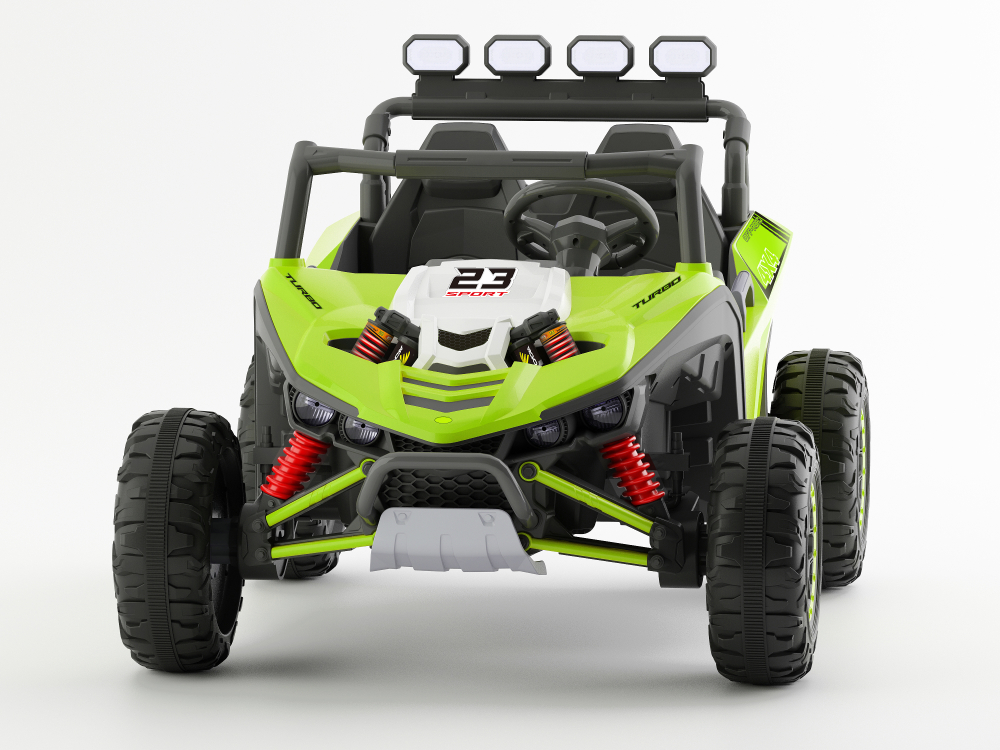 UTV electric pentru 2 copii Kinderauto Arrow Dune-Buggy 220W 12V, premium Verde [2]