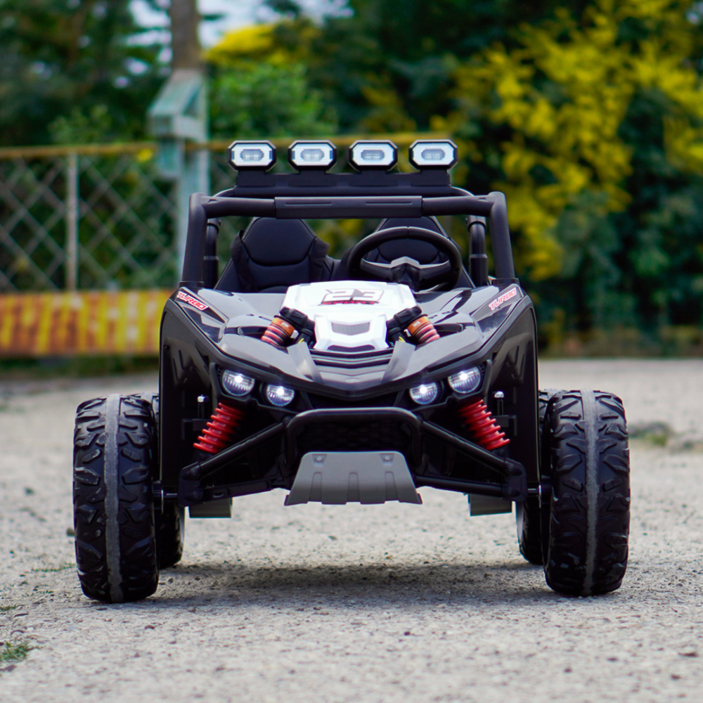 UTV electric pentru 2 copii Kinderauto Arrow Dune-Buggy, 300W, 24V, echipare premium, negru [2]