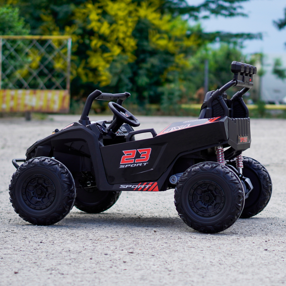 UTV electric pentru 2 copii Kinderauto Arrow Dune-Buggy, 300W, 24V, echipare premium, negru [5]