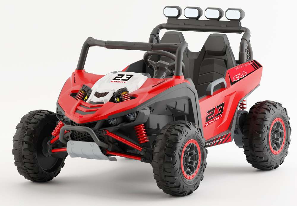 UTV electric pentru 2 copii Kinderauto Arrow Dune-Buggy 300W 24V, premium Rosu [2]