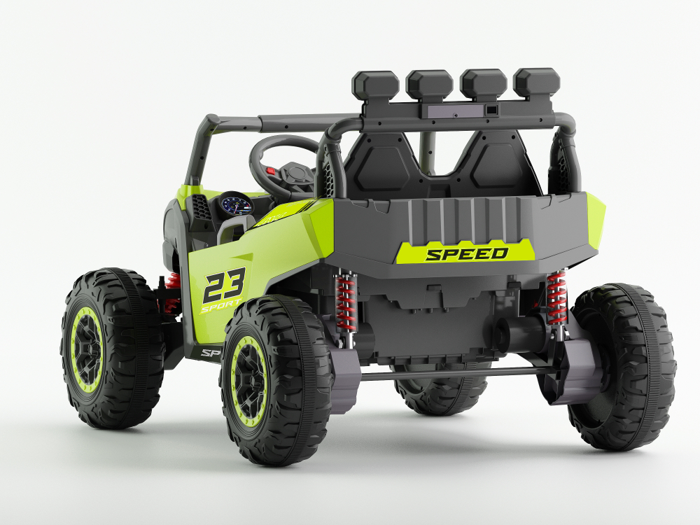 UTV electric pentru 2 copii Kinderauto Arrow Dune-Buggy 300W 24V, premium Verde [4]