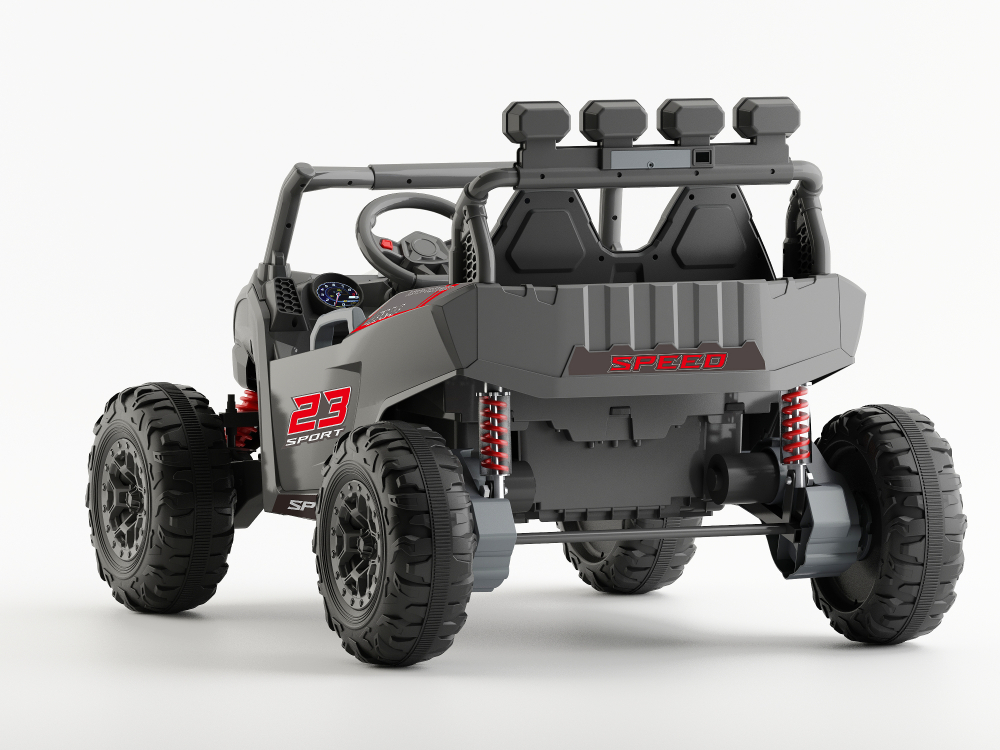 UTV electric pentru 2 copii Kinderauto Arrow Dune-Buggy 300W 24V, premium Negru [13]