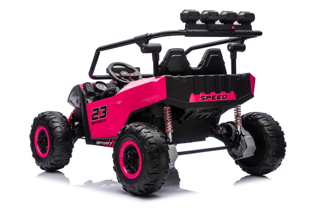 UTV electric pentru 2 copii Kinderauto Vector Dune-Buggy 300W 24V, premium Roz [6]