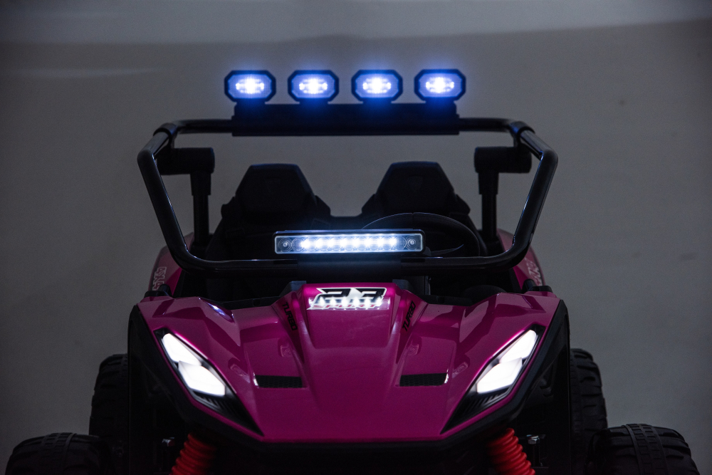 UTV electric pentru 2 copii Kinderauto Vector Dune-Buggy 300W 24V, premium Roz [9]