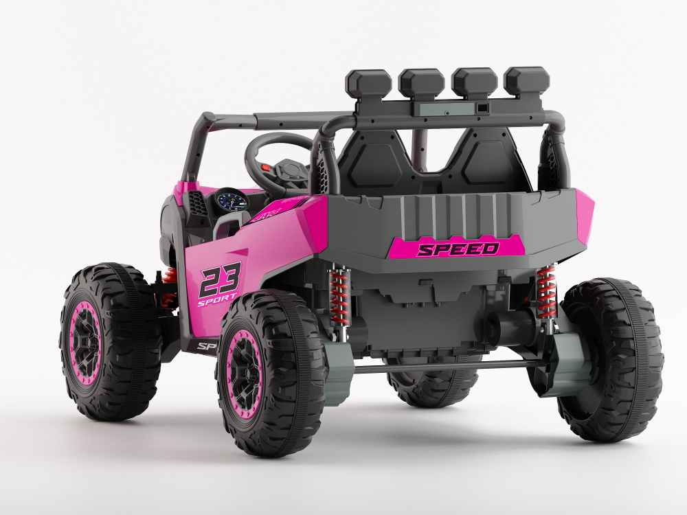 UTV electric pentru 2 copii Kinderauto Arrow Dune-Buggy 300W 24V, premium Roz [4]