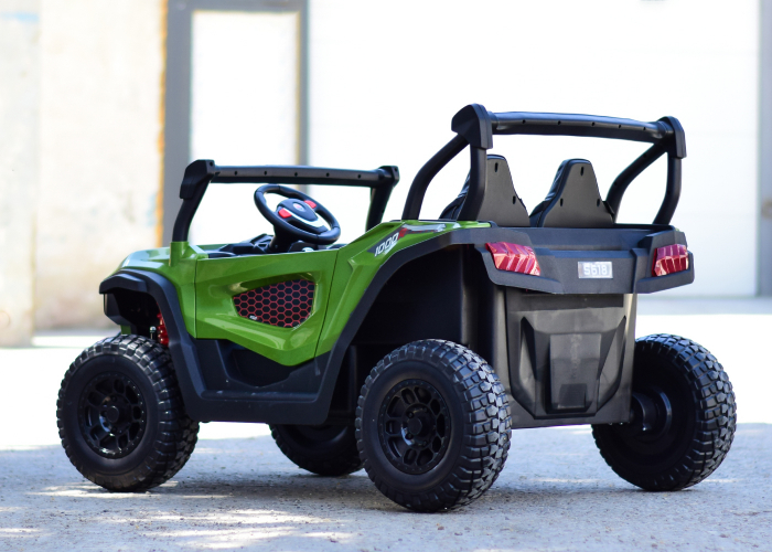UTV electric pentru 2 copii Kinderauto Buggy-Truck 200W 12V, premium, culoare Army green [6]