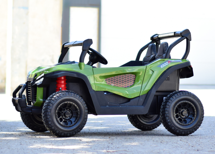UTV electric pentru 2 copii Kinderauto Buggy-Truck 200W 12V, premium, culoare Army green [5]