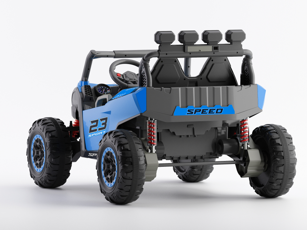 UTV electric pentru 2 copii Kinderauto Arrow Dune-Buggy 300W 24V, premium Albastru [14]