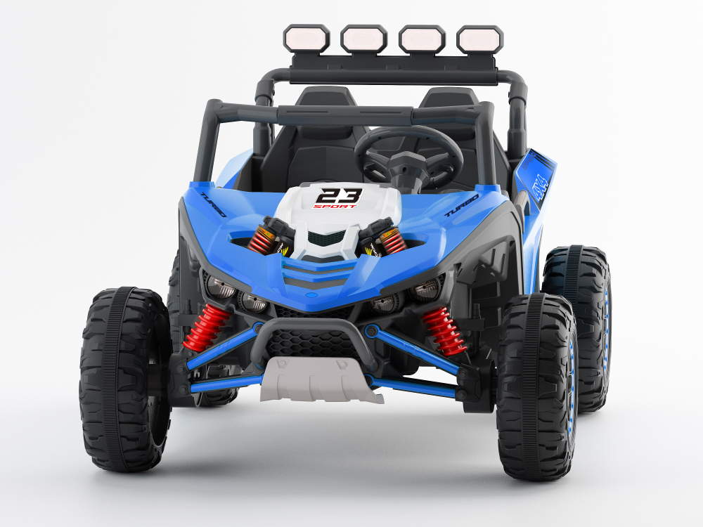 UTV electric pentru 2 copii Kinderauto Arrow Dune-Buggy 220W 12V, premium Albastru [2]