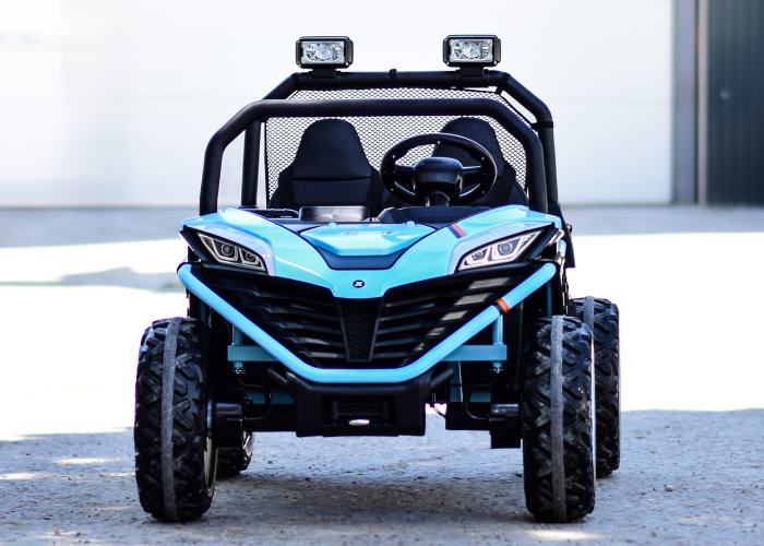 UTV electric pentru 2 copii Kinderauto Dune-Buggy 200W 24V, premium, culoare Albastru [3]