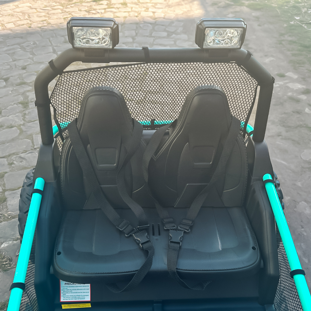 UTV electric pentru 2 copii Kinderauto Dune-Buggy 300W 24V, cu roti MOI, culoare Verde [10]