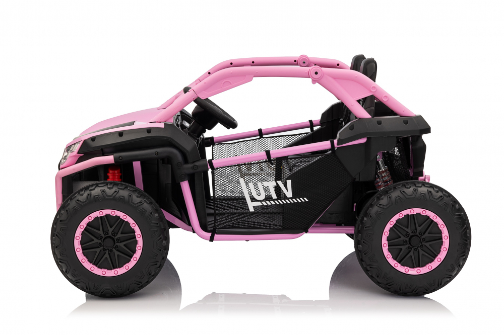 UTV electric pentru copii Kinderauto Dune-Buggy SPORT, 2 locuri, 800W, roz [4]