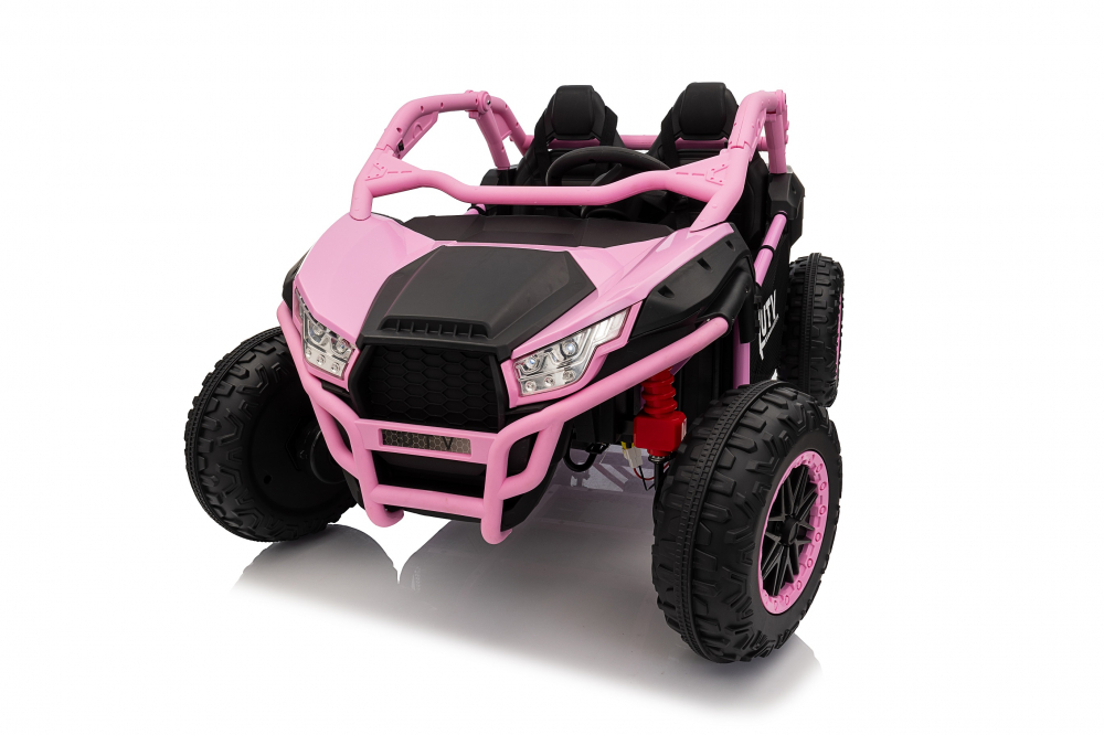 UTV electric pentru copii Kinderauto Dune-Buggy SPORT, 2 locuri, 800W, roz [11]