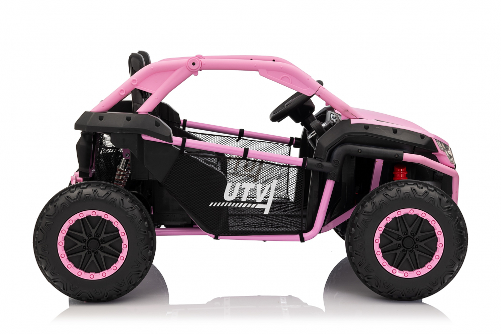UTV electric pentru copii Kinderauto Dune-Buggy SPORT, 2 locuri, 800W, roz [8]