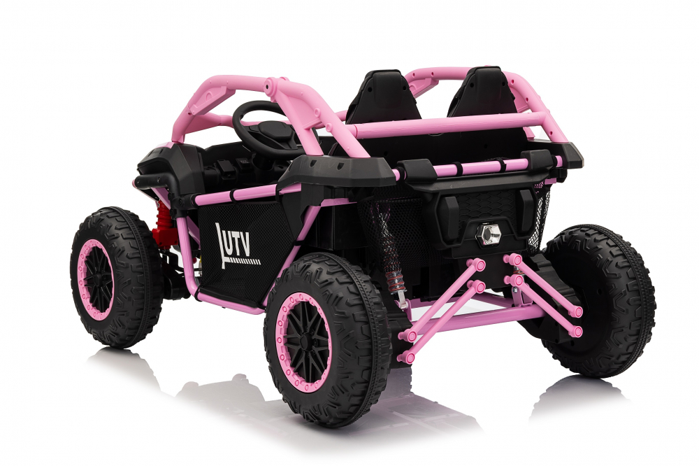 UTV electric pentru copii Kinderauto Dune-Buggy SPORT, 2 locuri, 800W, roz [5]