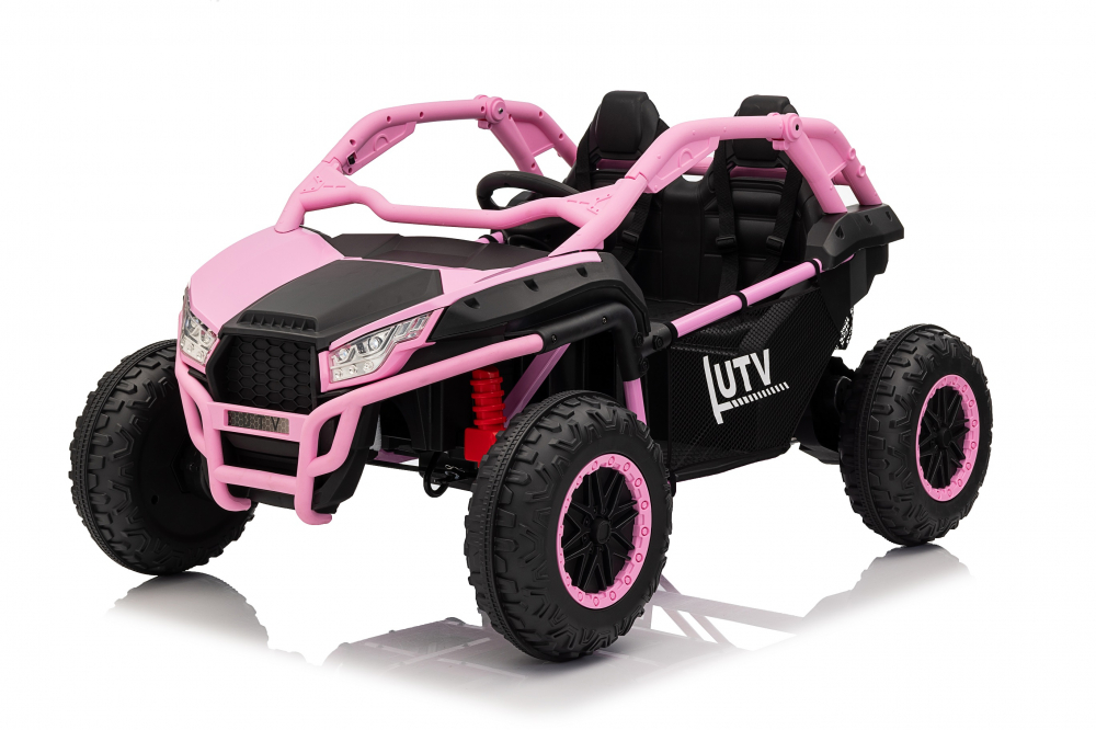 UTV electric pentru copii Kinderauto Dune-Buggy SPORT, 2 locuri, 800W, roz [3]