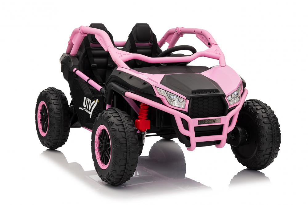 UTV electric pentru copii Kinderauto Dune-Buggy SPORT, 2 locuri, 800W, roz [9]