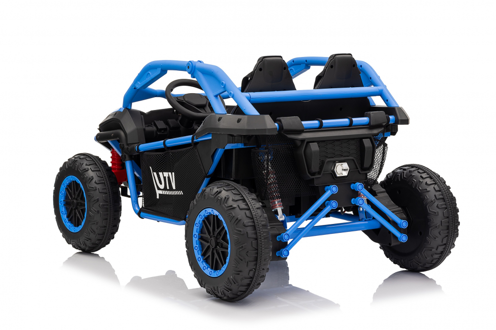 UTV electric copii, Kinderauto Dune-Buggy SPORT, 2 scaune individuale, putere 800W, 24V, echipat premium, albastru [21]