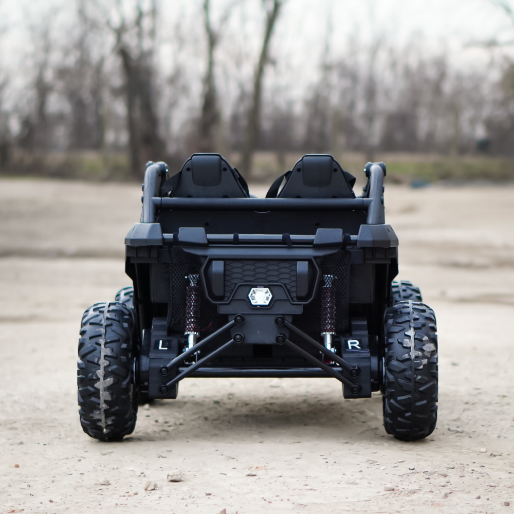 UTV electric pentru 2 copii, Kinderauto Dune-Buggy SPORT, putere 800W, 24V 10Ah, premium, negru [9]