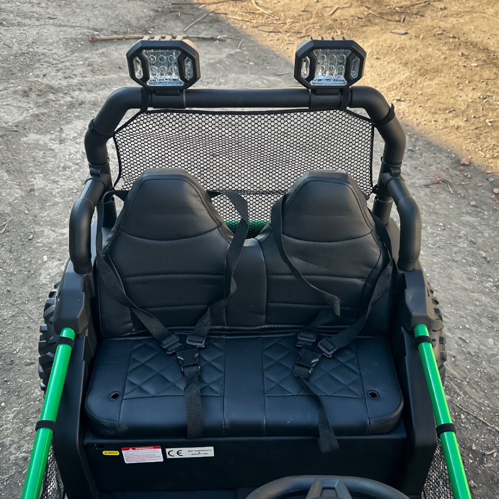 UTV electric pentru 2 copii, Kinderauto Dune-Buggy V2, 800W, 24V 10Ah, echipare premium, verde [14]