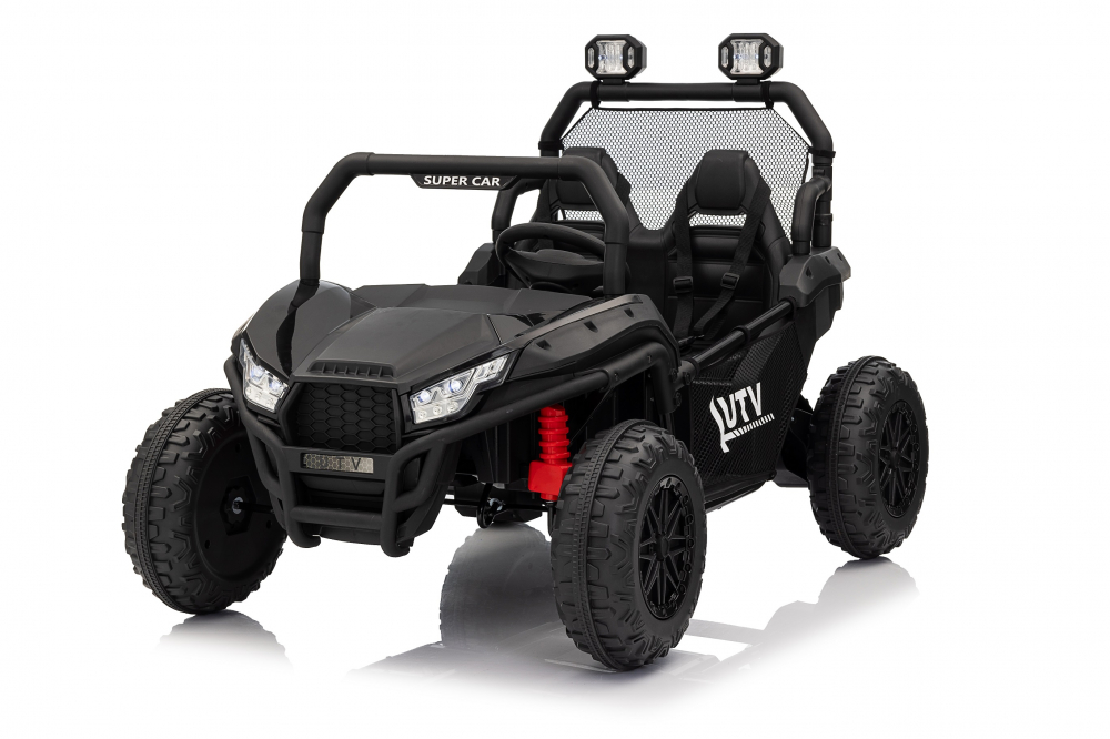 UTV electric pentru copii cu 2 locuri, Kinderauto Dune-Buggy, negru [3]