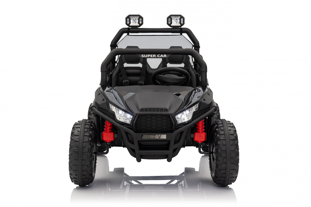 UTV electric pentru copii cu 2 locuri, Kinderauto Dune-Buggy, negru [2]