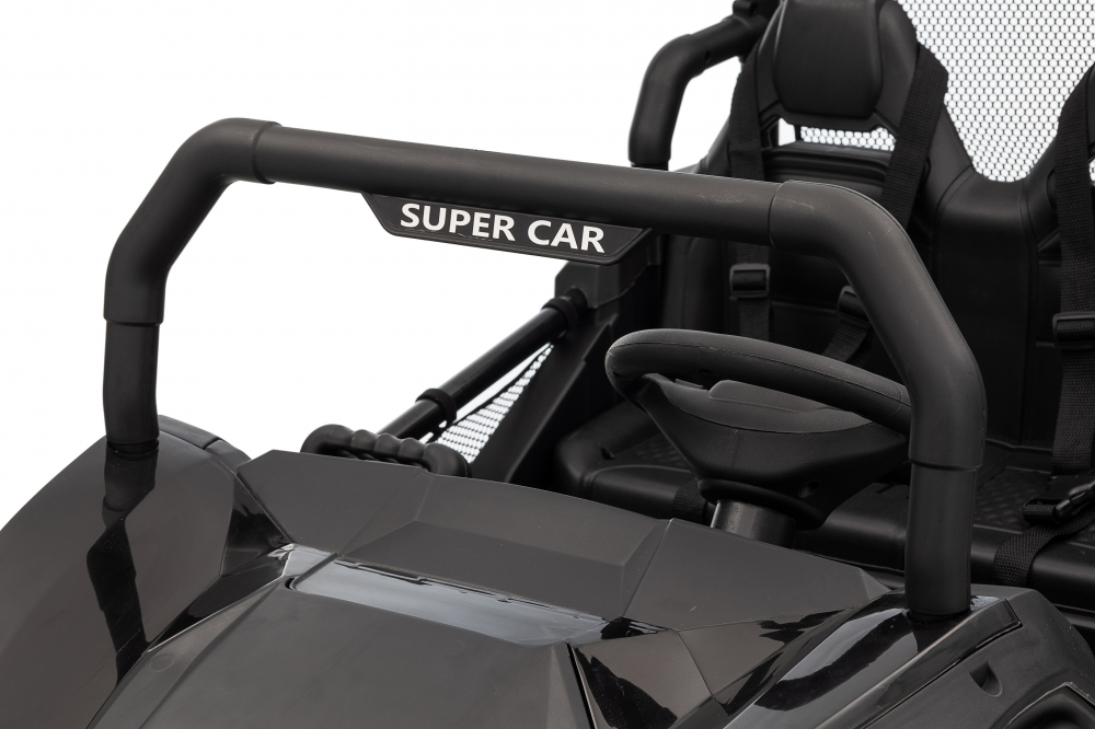 UTV electric pentru copii cu 2 locuri, Kinderauto Dune-Buggy, negru [14]