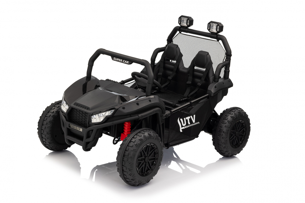 UTV electric pentru copii cu 2 locuri, Kinderauto Dune-Buggy, negru [10]