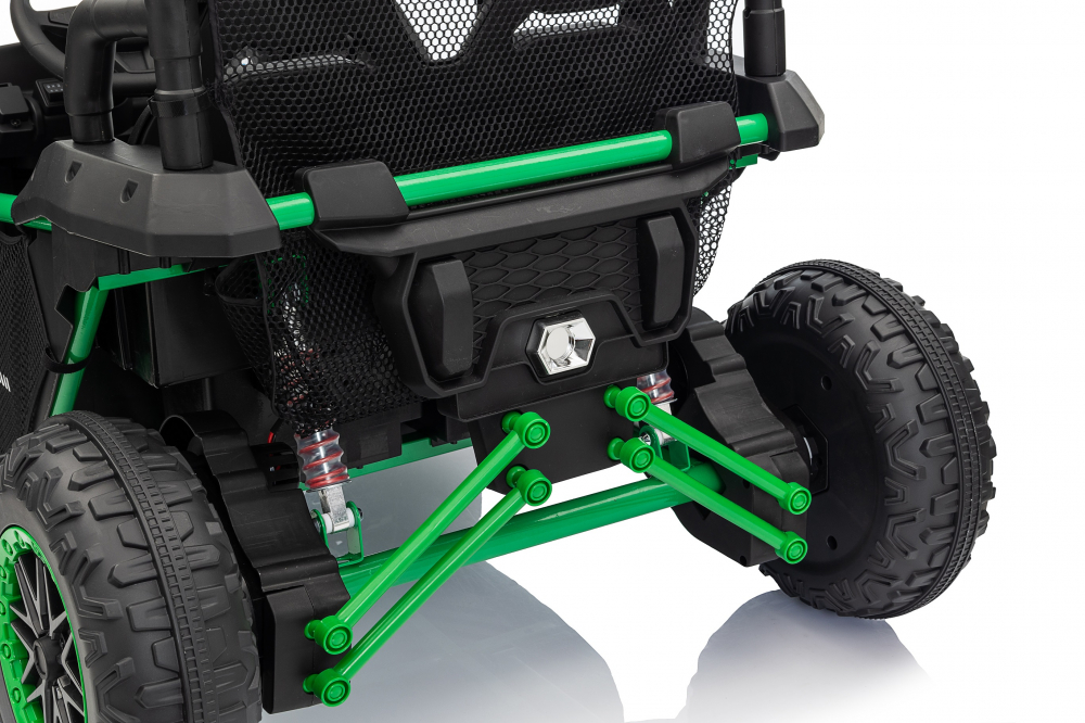 UTV electric pentru 2 copii, Kinderauto Dune-Buggy V2, 800W, 24V 10Ah, echipare premium, verde [20]