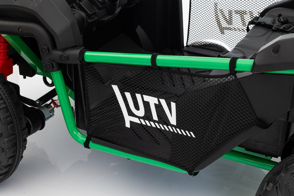 UTV electric pentru 2 copii, Kinderauto Dune-Buggy V2, 800W, 24V 10Ah, echipare premium, verde [19]