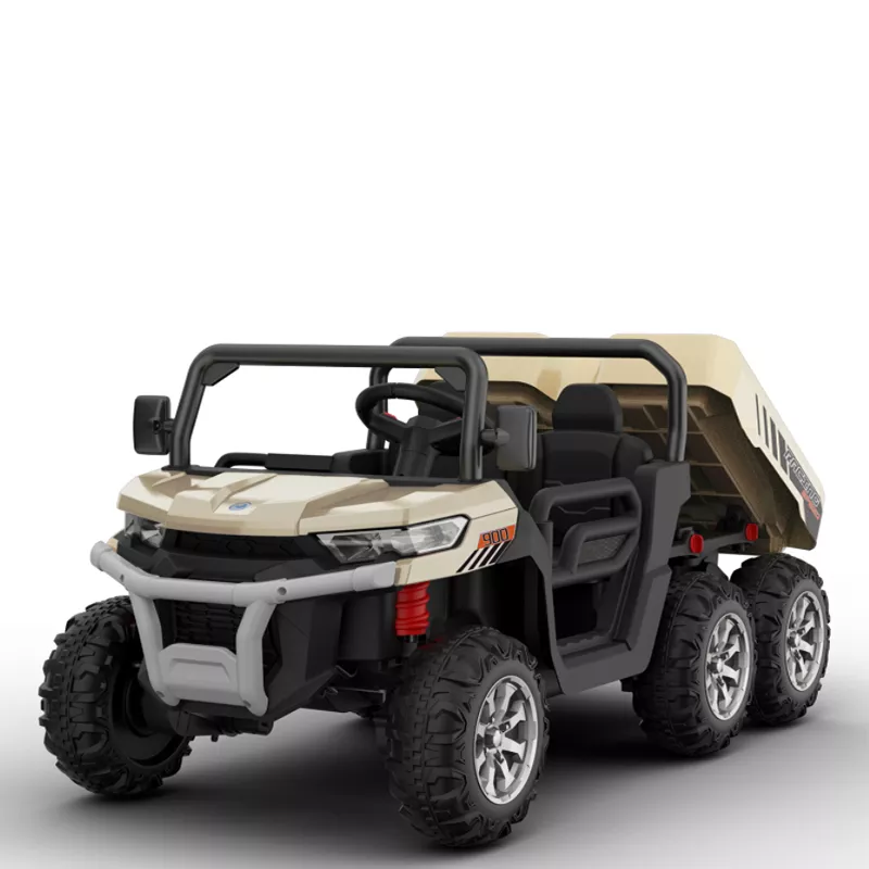 UTV electric pentru 2 copii Kinderauto Farm Tractor 6×6 180W 12V premium, culoare Golden Vehicule speciale 2023-09-25