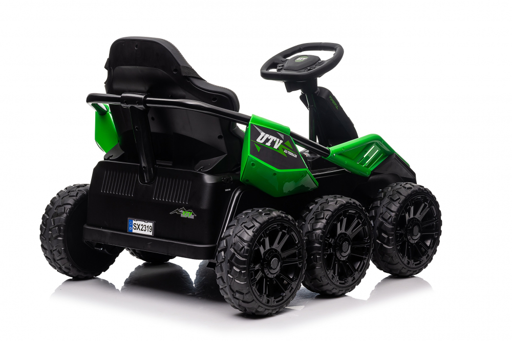 UTV electric pentru 2 copii Kinderauto MoonRider 6x6 180W 24V premium, verde [21]