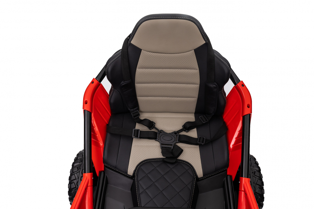 UTV electric pentru 2 copii Kinderauto MoonRider 6x6 180W 24V premium, rosu [8]