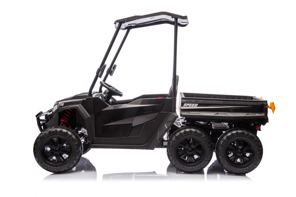 UTV electric pentru 2 copii, Kinderauto Gladiator, putere 180W, 12V, echpare PREMIUM, bluetooth, negru [2]