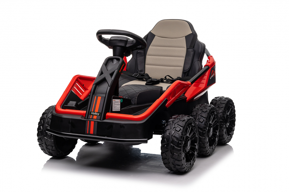 UTV electric pentru 2 copii Kinderauto MoonRider 6x6 180W 24V premium, rosu [12]