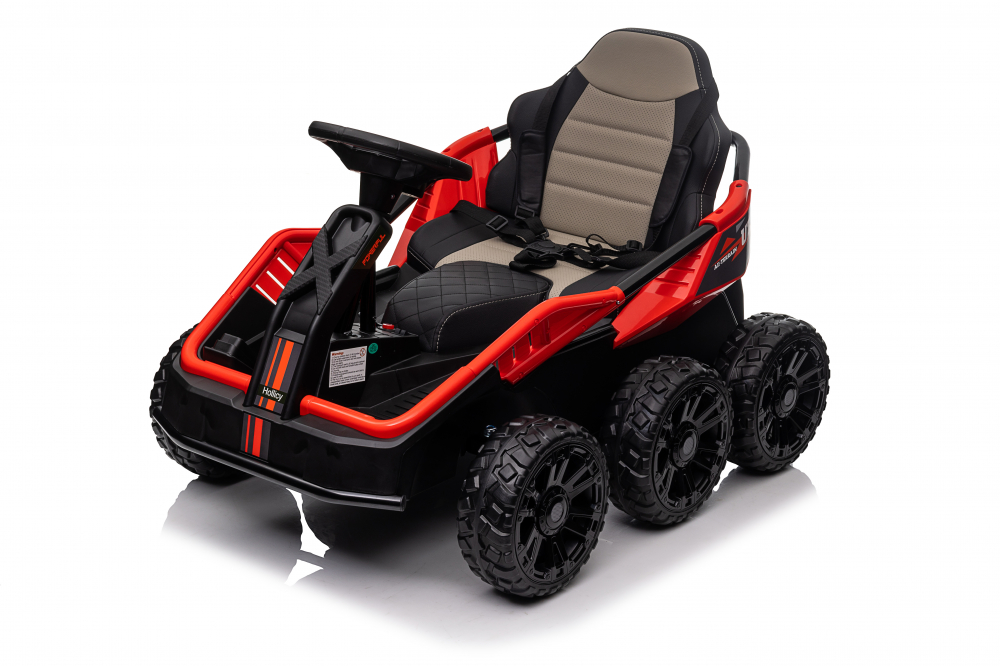 UTV electric pentru 2 copii Kinderauto MoonRider 6x6 180W 24V premium, rosu [15]