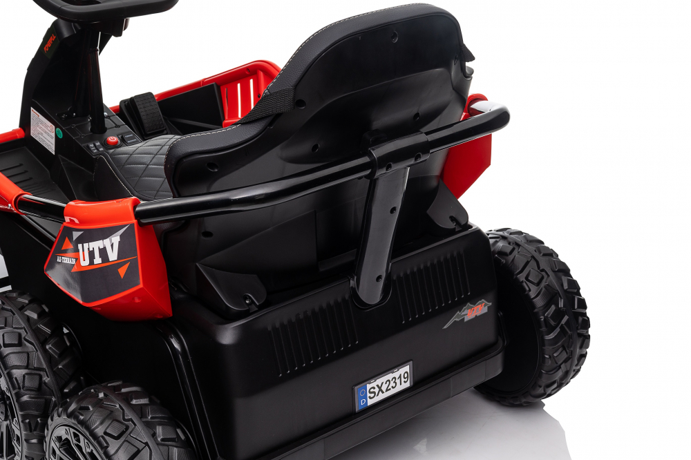 UTV electric pentru 2 copii Kinderauto MoonRider 6x6 180W 24V premium, rosu [17]