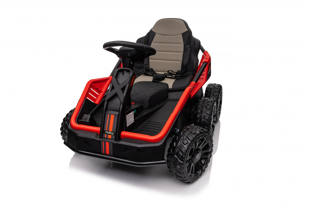 UTV electric pentru 2 copii Kinderauto MoonRider 6x6 180W 24V premium, rosu [16]