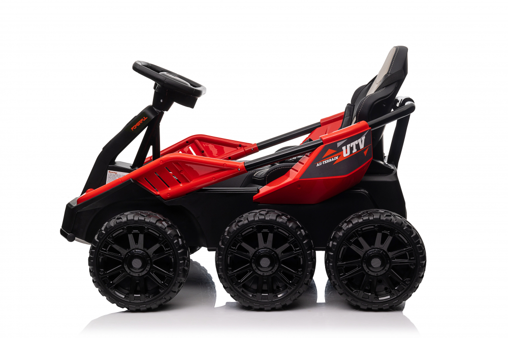 UTV electric pentru 2 copii Kinderauto MoonRider 6x6 180W 24V premium, rosu [13]