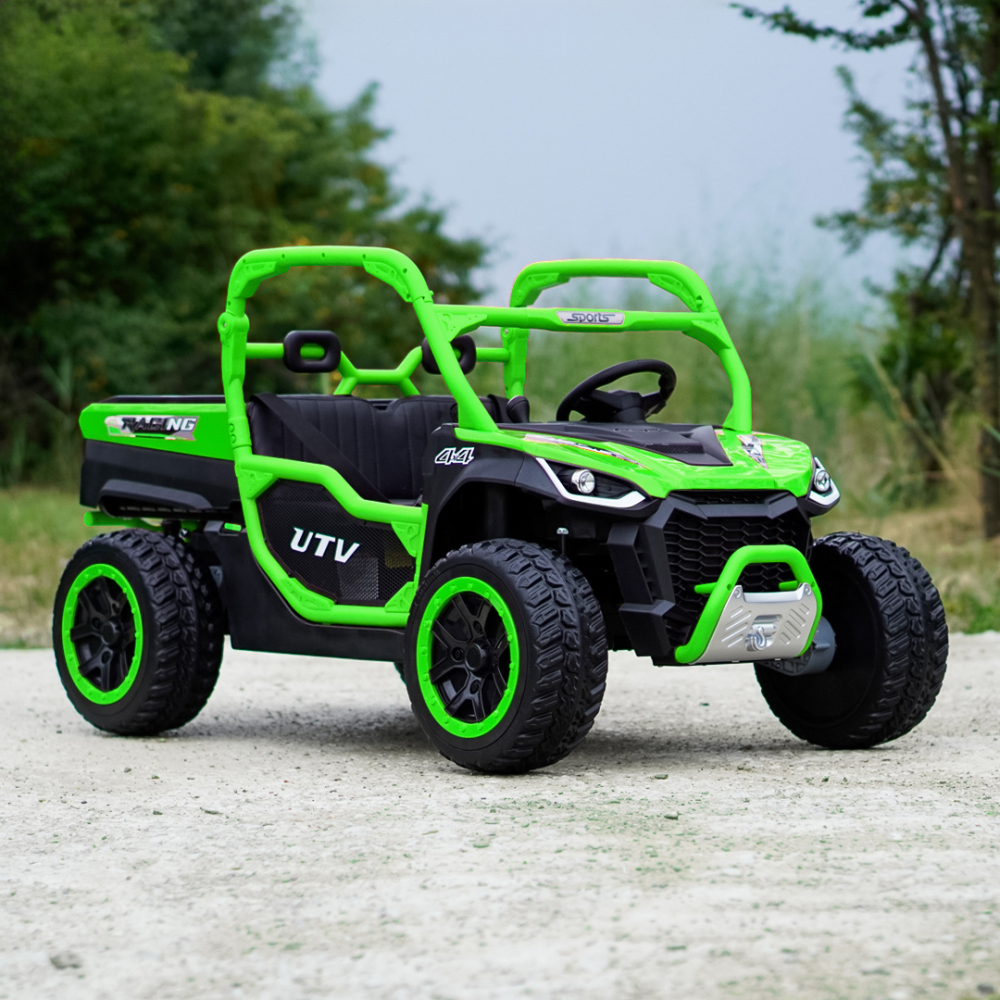UTV electric pentru 2 copii Kinderauto Ranger 4x4 Sport 300W 24V premium, culoare verde [3]