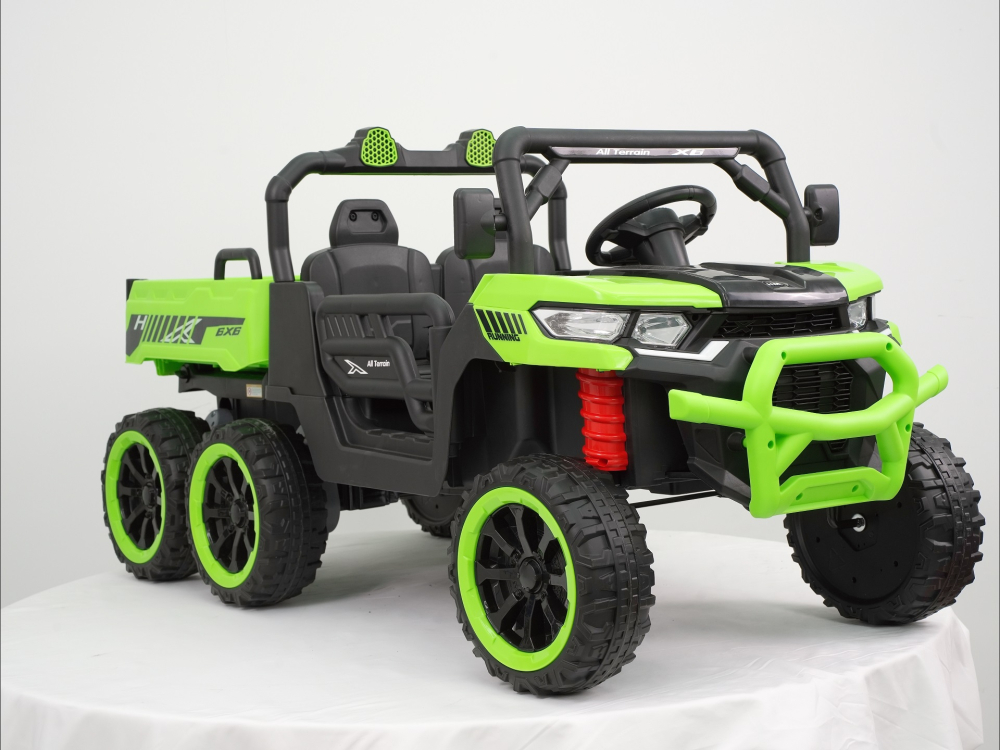 UTV electric pentru 2 copii Kinderauto X-Force 300W 24V premium, culoare verde [8]
