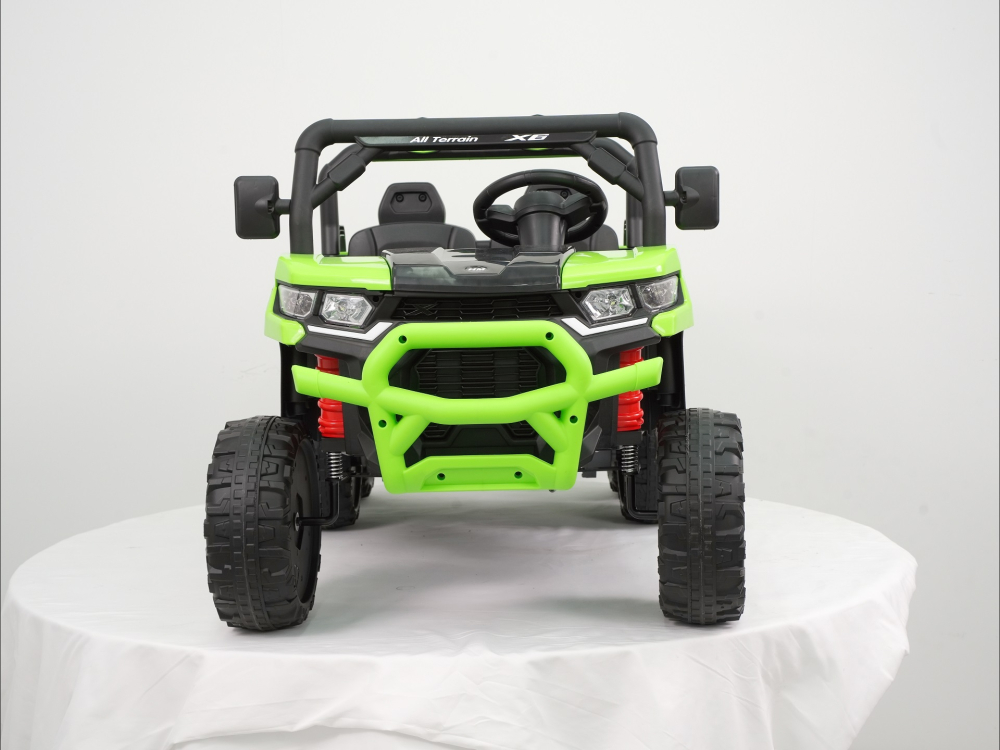 UTV electric pentru 2 copii Kinderauto X-Force 300W 24V premium, culoare verde [2]