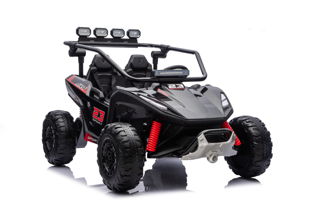 UTV electric pentru 2 copii Kinderauto Vector Dune-Buggy 220W 12V, premium Negru [9]