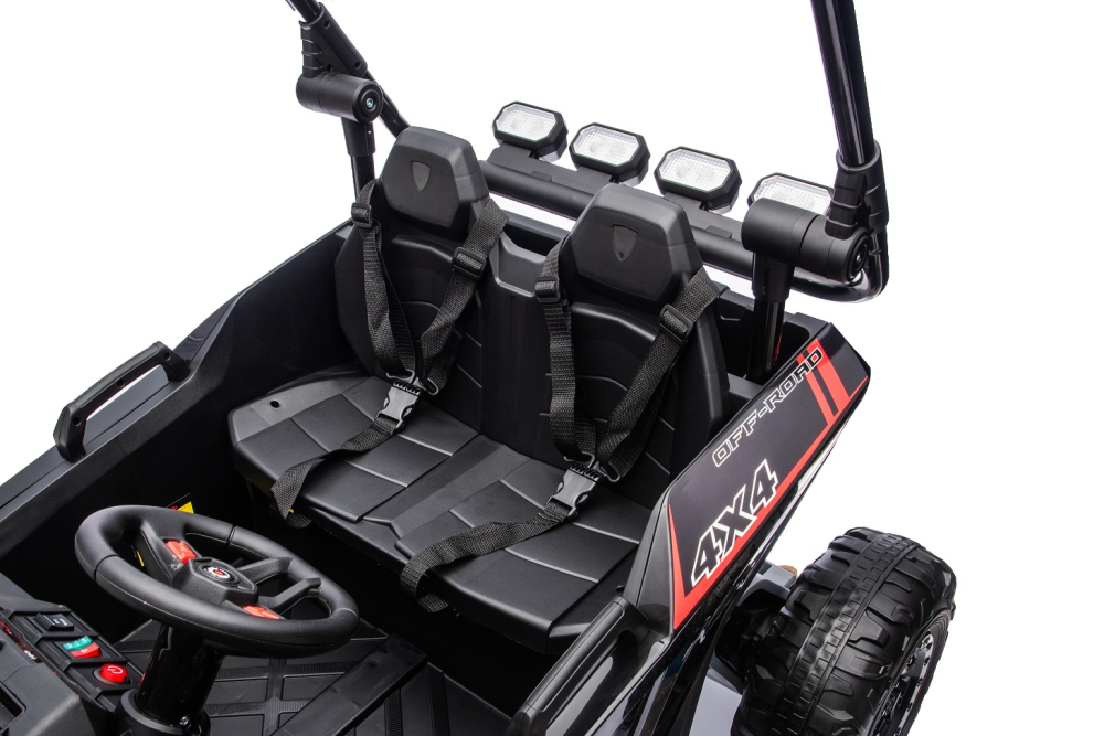 UTV electric pentru 2 copii Kinderauto Vector Dune-Buggy 220W 12V, premium Negru [12]