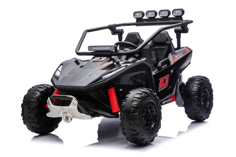 UTV electric pentru 2 copii Kinderauto Vector Dune-Buggy 220W 12V, premium Negru [5]