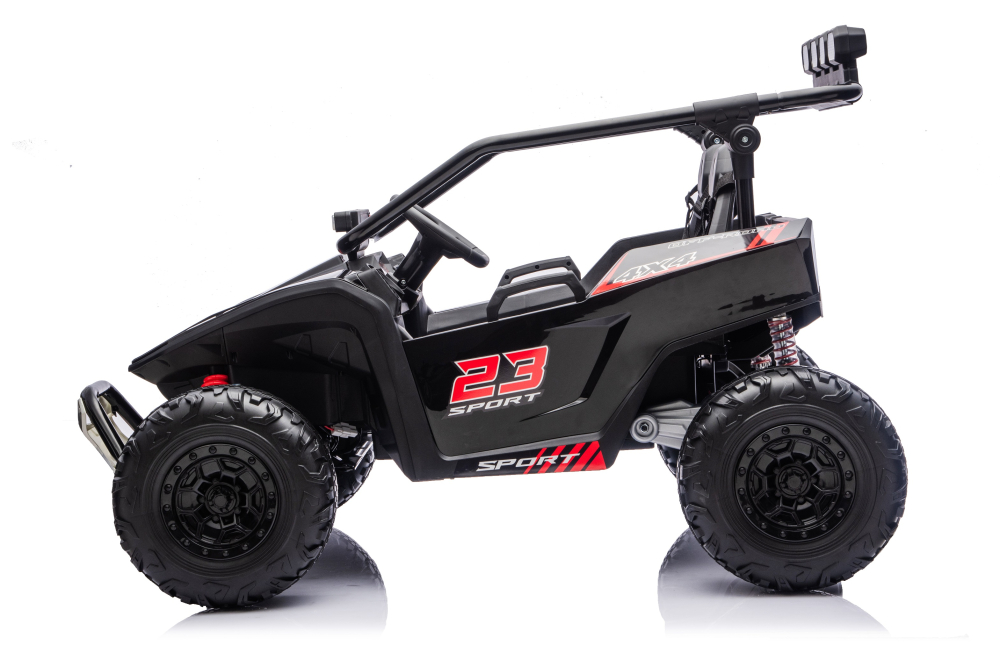 UTV electric pentru 2 copii Kinderauto Vector Dune-Buggy 220W 12V, premium Negru [4]