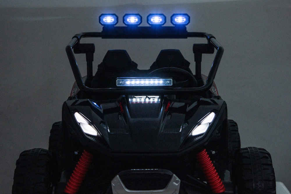 UTV electric pentru 2 copii Kinderauto Vector Dune-Buggy 220W 12V, premium Negru [19]