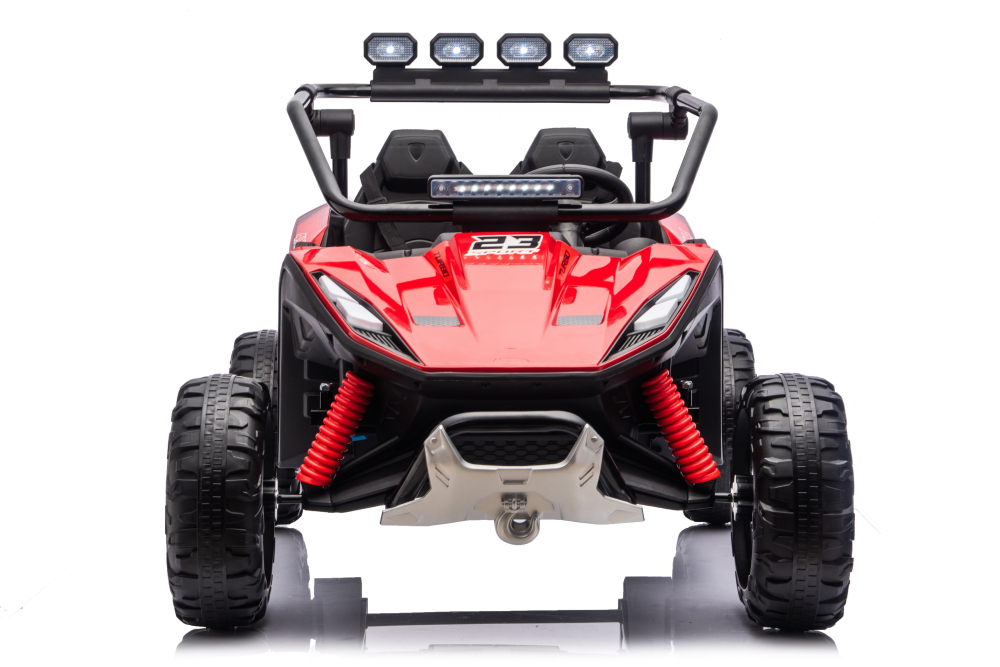 UTV electric pentru 2 copii Kinderauto Vector Dune-Buggy 220W 12V, premium Rosu [7]